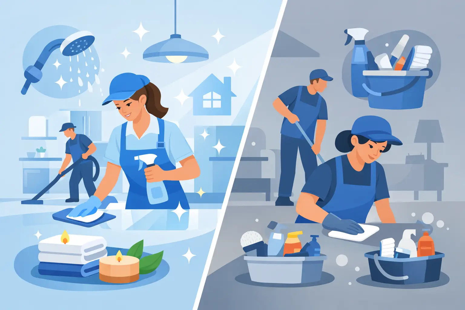 Premium Cleaning vs Standard Cleaning