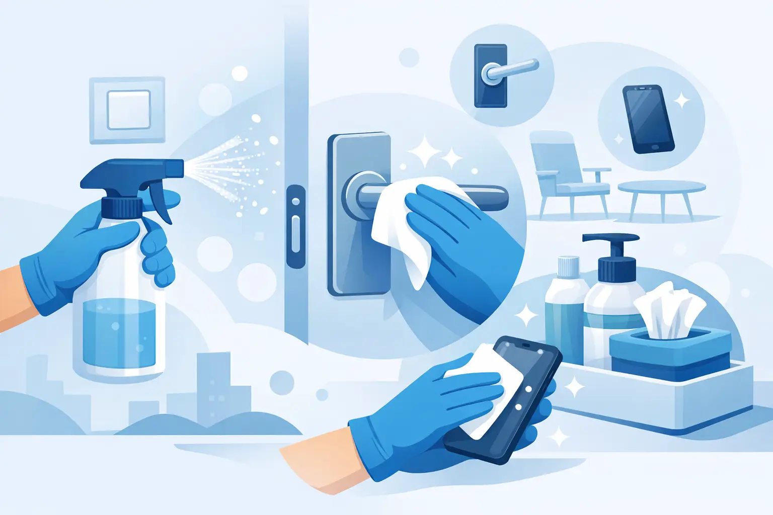 A Guide to High Touchpoint Disinfection Routines