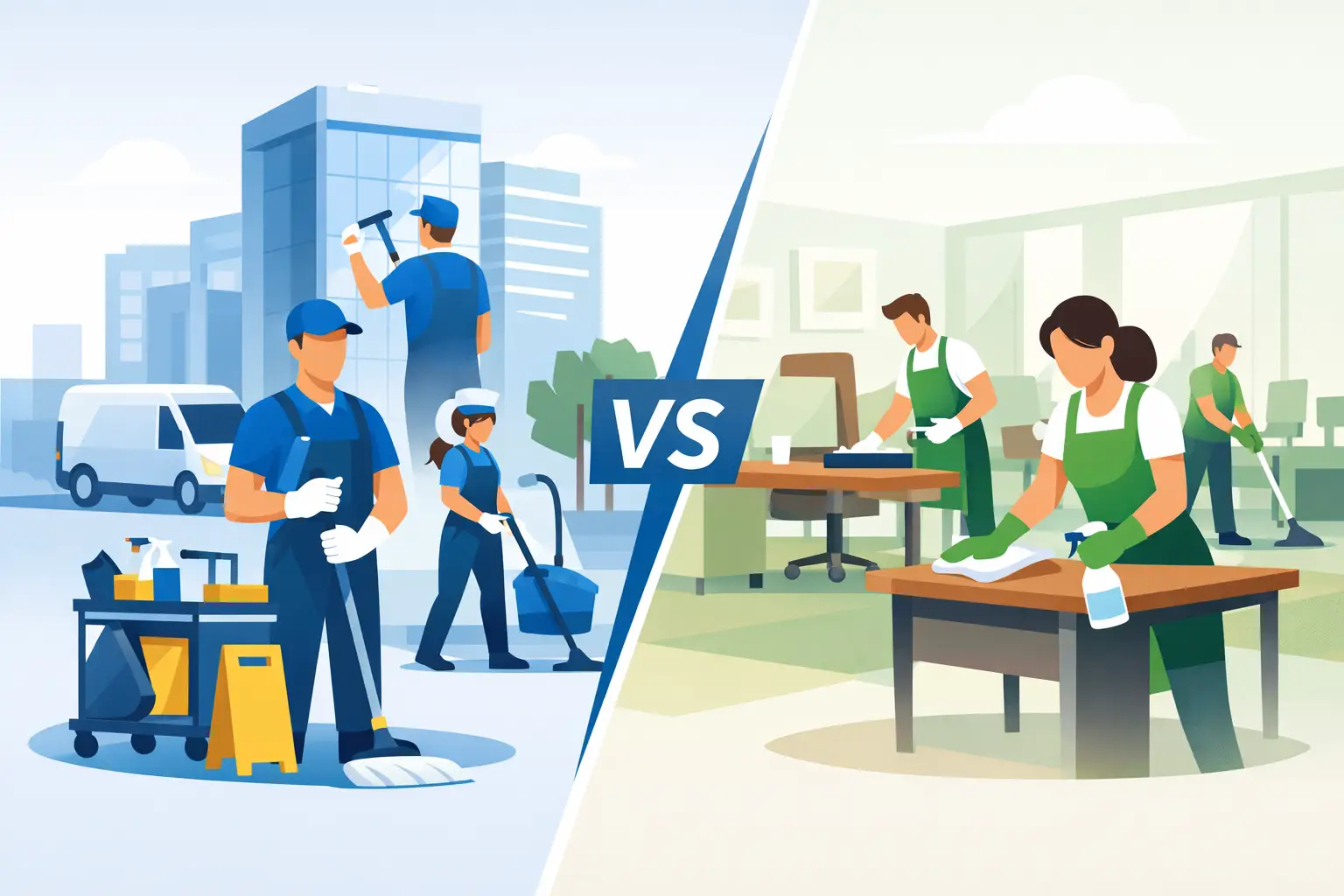 Commercial Cleaning vs In House: Which Wins?