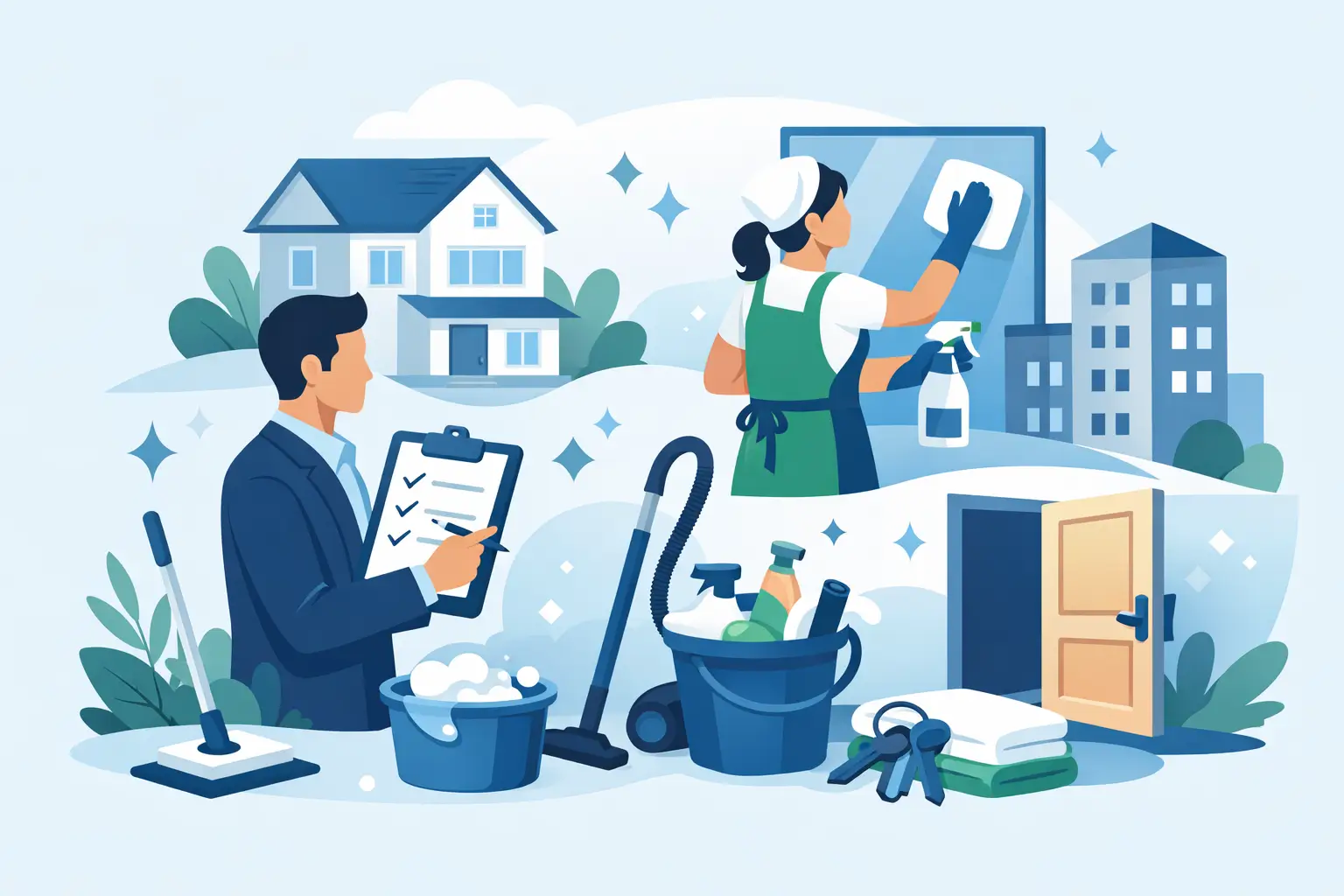 Cleaning Checklist for Property Manager Handover
